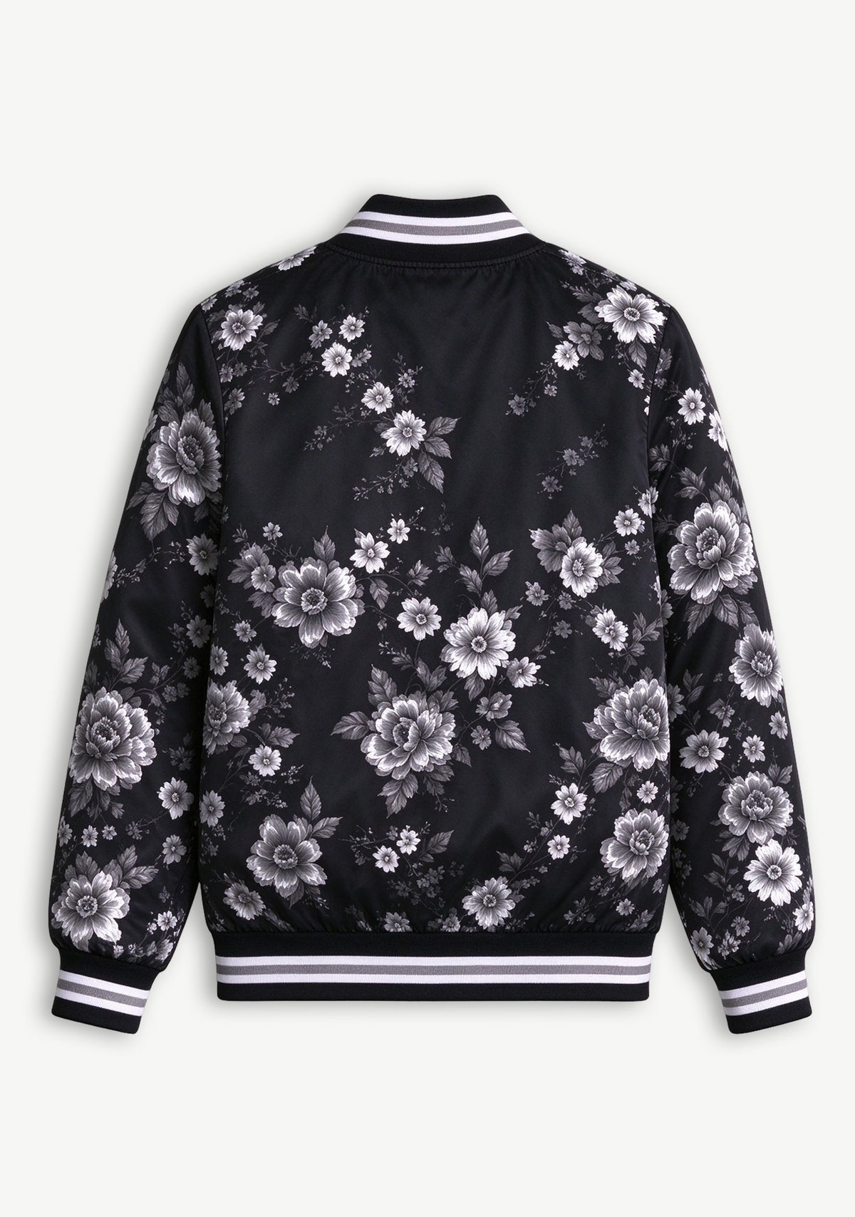 Women Las Vegas Raiders Floral Print Zip Up Jacket Custom Name For Fan