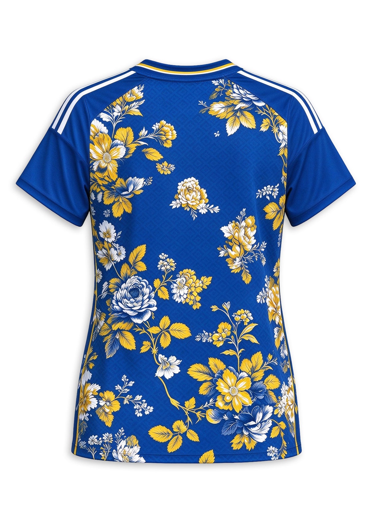Women's Los Angeles Rams Floral V-Neck T-Shirt