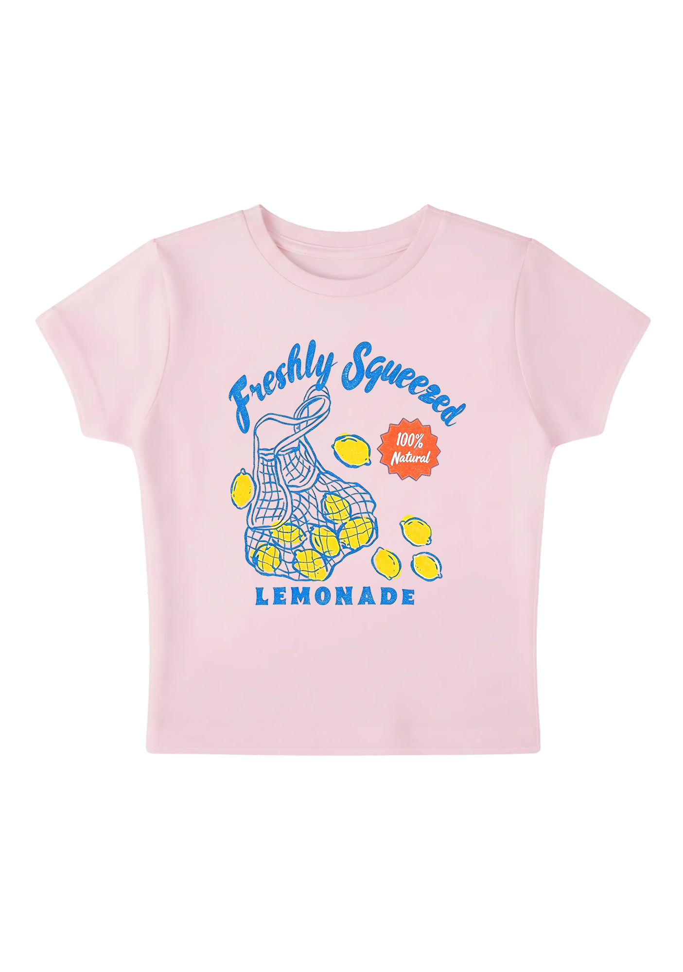 Freshly Squeezed Lemonade Retro Graphic Baby Tee