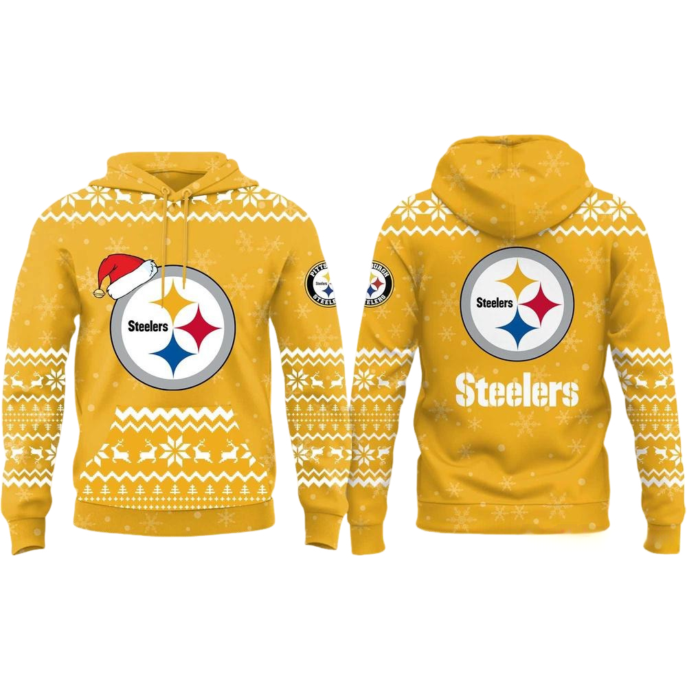 Pittsburgh Steelers Christmas Ugly Sweater Pattern Hoodie Main image