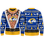 Los Angeles Rams Christmas Ugly Sweater Muscular Fan Graphic