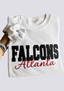 Women's Atlanta Falcons Embroidered Crewneck Sweatshirt