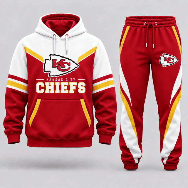 Kansas City Chiefs | Premium NFL Gridiron Motion Hoodie & Jogger Set