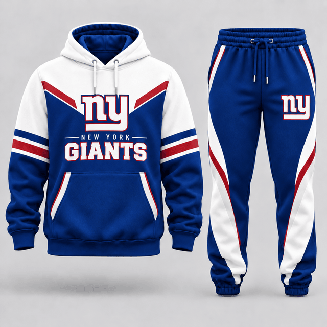 New York Giants | Premium NFL Gridiron Motion Hoodie & Jogger Set