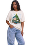 Women's Jacksonville Jaguars Christmas Snoopy Charlie Brown T-Shirt