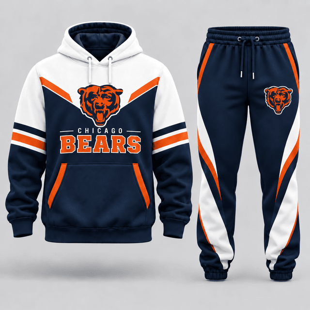 Chicago Bears | Premium NFL Gridiron Motion Hoodie & Jogger Set Main image