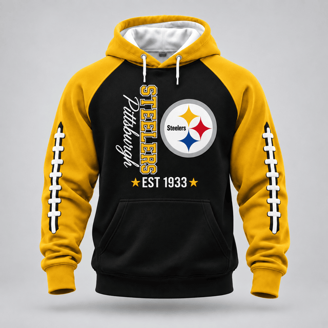 Pittsburgh Steelers | Premium NFL Football Stitch Hoodie Main image