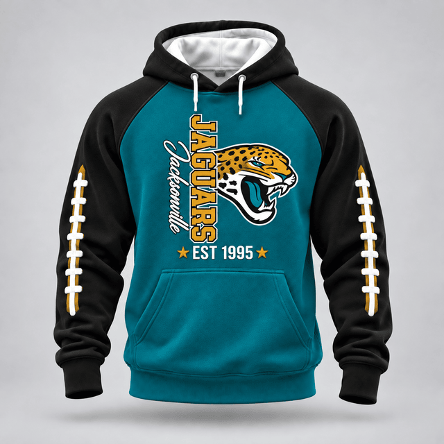 Jacksonville Jaguars | Premium NFL Football Stitch Hoodie Main image