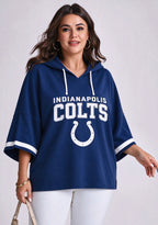 Women’s Indianapolis Colts 3/4 Dolman Sleeve Hoodie