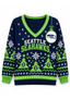 Women’s Seattle Seahawk Ugly NFL Christmas Sweatshirt