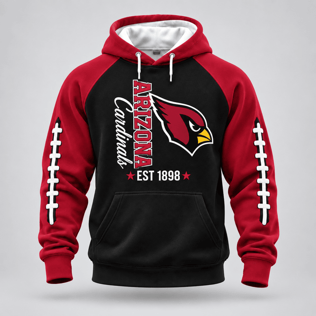 Arizona Cardinals | Premium NFL Football Stitch Hoodie