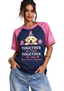 Women's Breast Cancer Awareness Raglan Short Sleeve T-Shirt