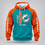 Miami Dolphins | Premium NFL Football Stitch Hoodie