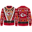 Kansas City Chiefs Christmas Ugly Sweater Muscular Fan Graphic