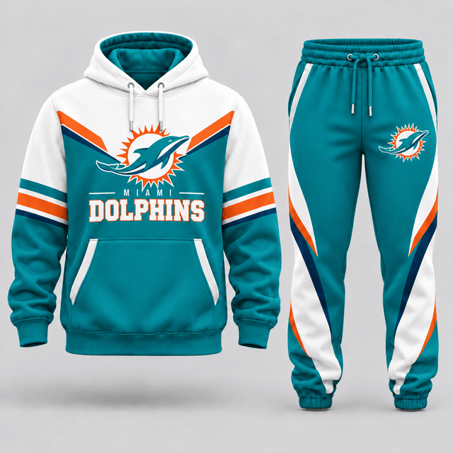 Miami Dolphins | Premium NFL Gridiron Motion Hoodie & Jogger Set