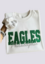 Women's Philadelphia Eagles Embroidered Crewneck Sweatshirt