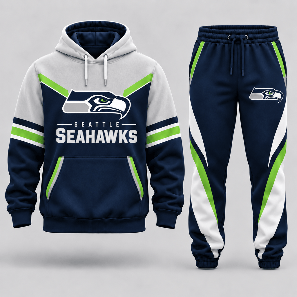 Seattle Seahawks | Premium NFL Gridiron Motion Hoodie & Jogger Set