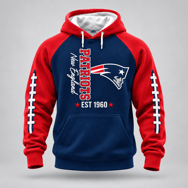 New England Patriots | Premium NFL Football Stitch Hoodie Main image