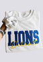 Women's Detroit Lions Embroidered Crewneck Sweatshirt