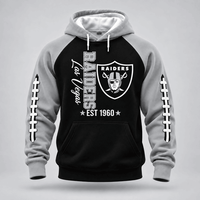 Las Vegas Raiders | Premium NFL Football Stitch Hoodie