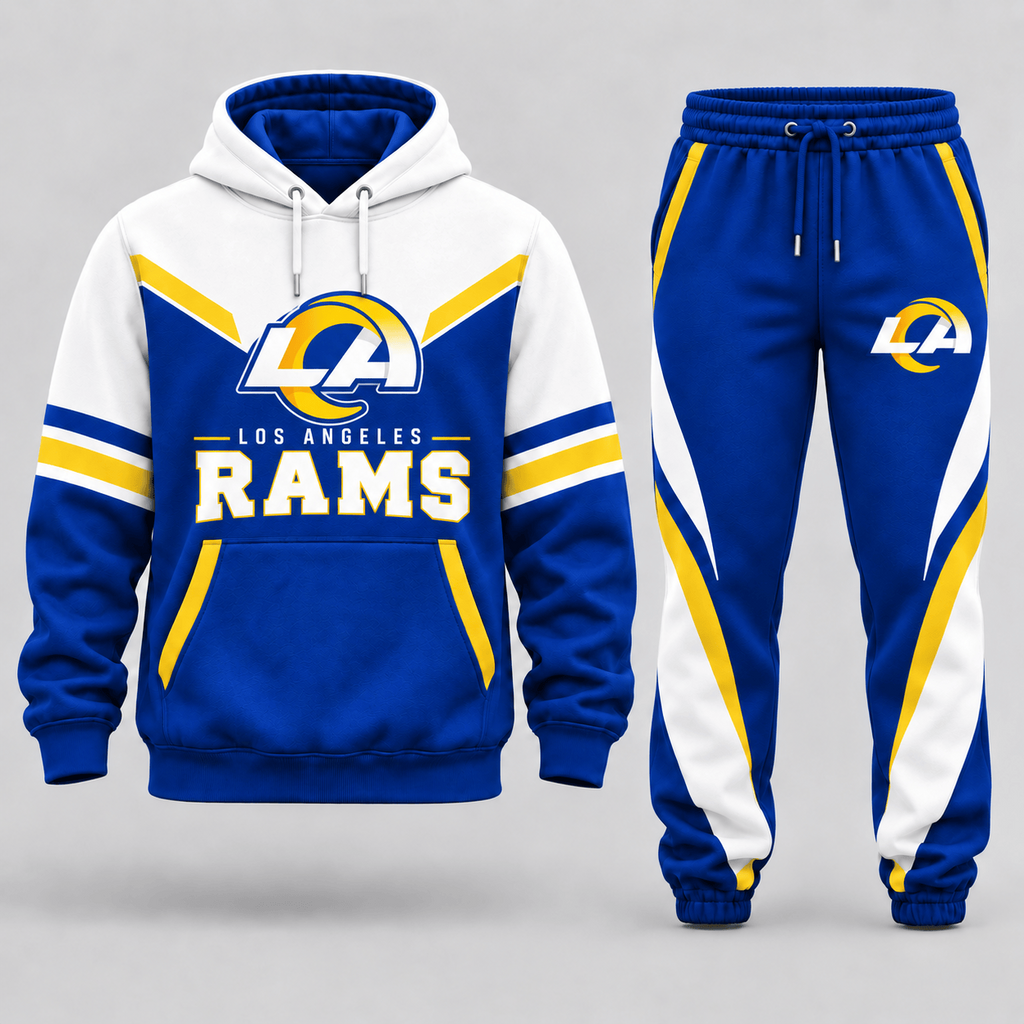 Los Angeles Rams | Premium NFL Gridiron Motion Hoodie & Jogger Set