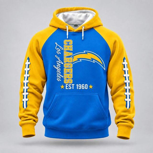 Los Angeles Chargers | Premium NFL Football Stitch Hoodie