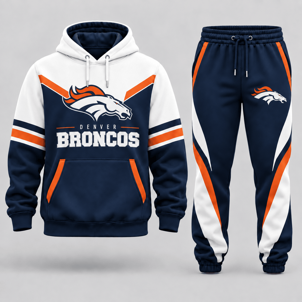 Denver Broncos | Premium NFL Gridiron Motion Hoodie & Jogger Set