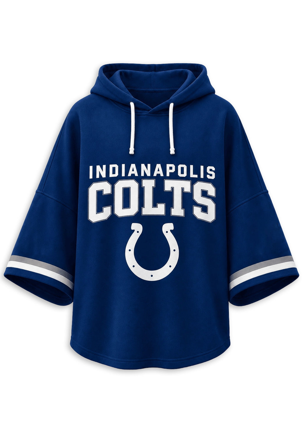 Women’s Indianapolis Colts 3/4 Dolman Sleeve Hoodie