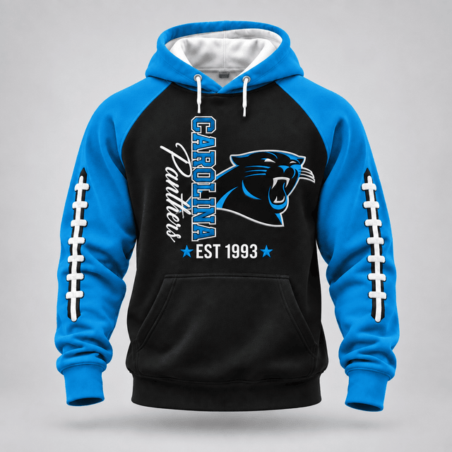 Carolina Panthers | Premium NFL Football Stitch Hoodie