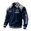 Dallas Cowboys Sherpa Collar 1/4 Zip Fleece Pullover NFL Fan Jacket