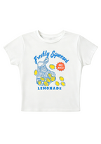 Freshly Squeezed Lemonade Retro Graphic Baby Tee