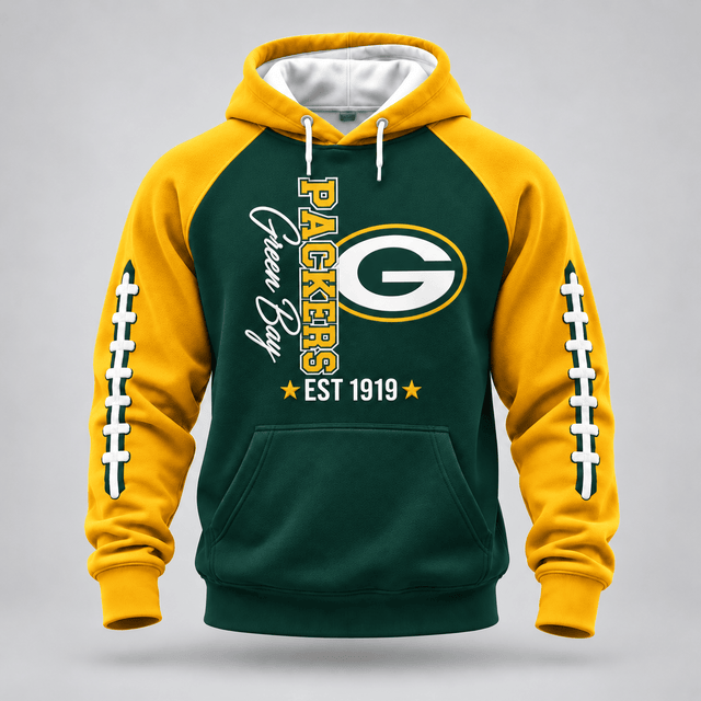Green Bay Packers | Premium NFL Football Stitch Hoodie