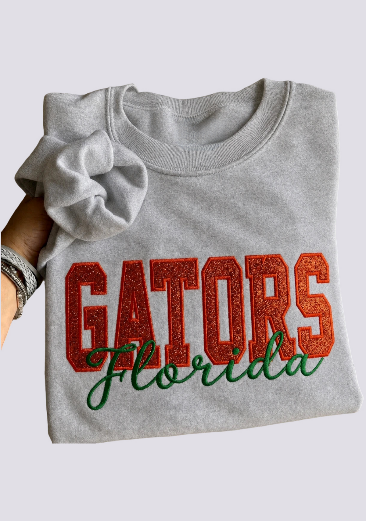 Women's Florida Gators Embroidered Crewneck Sweatshirt Main image