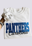 Women's Carolina Panthers Embroidered Crewneck Sweatshirt