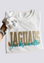 Women's Jacksonville Jaguars Embroidered Crewneck Sweatshirt