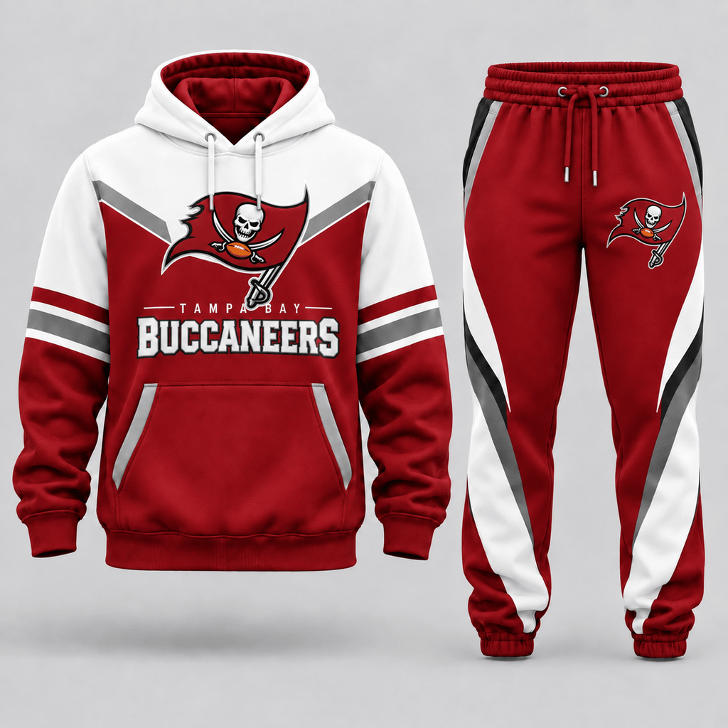 Tampa Bay Buccaneers | Premium NFL Gridiron Motion Hoodie & Jogger Set