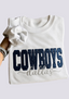 Women's Dallas Cowboys Embroidered Crewneck Sweatshirt