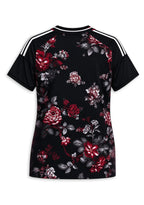 Women's Atlanta Falcons Floral V-Neck T Shirt