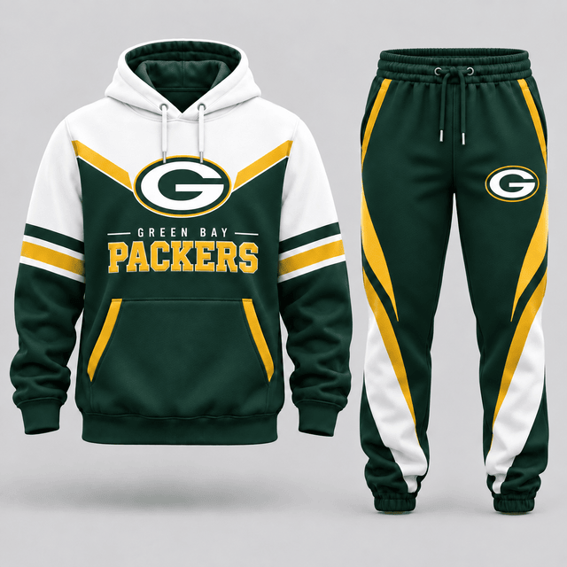 Green Bay Packers | Premium NFL Gridiron Motion Hoodie & Jogger Set