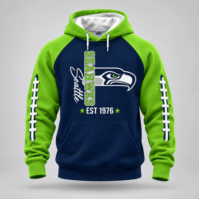 Seattle Seahawks | Premium NFL Football Stitch Hoodie Main image