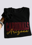 Women's Arizona Cardinals Embroidered Crewneck Sweatshirt