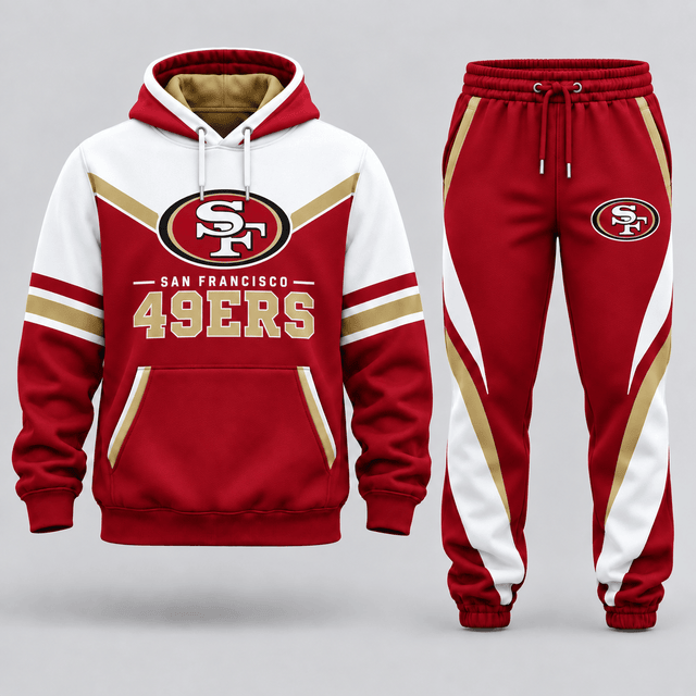 San Francisco 49ers | Premium NFL Gridiron Motion Hoodie & Jogger Set