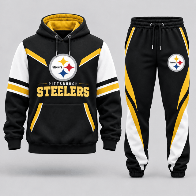 Pittsburgh Steelers | Premium NFL Gridiron Motion Hoodie & Jogger Set