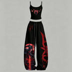 One Piece Top & Elasticated Trousers Two-Piece Set