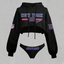 New York Giants Cropped Hoodie & Bottom Set CHBS088