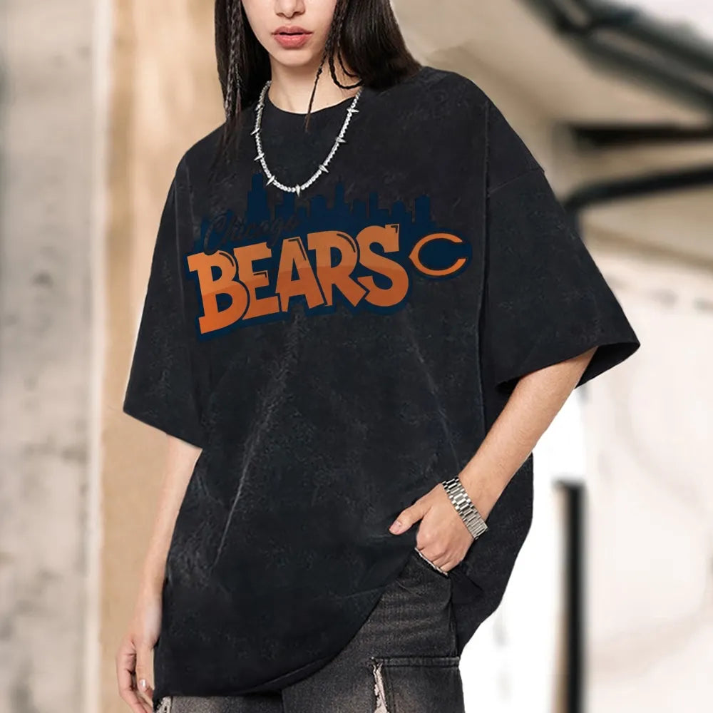 Chicago Bears Unisex Vintage Washed T-shirt Secondary image
