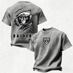 Las Vegas Raiders Printed Unisex 100% Pure Cotton Washed T-Shirt