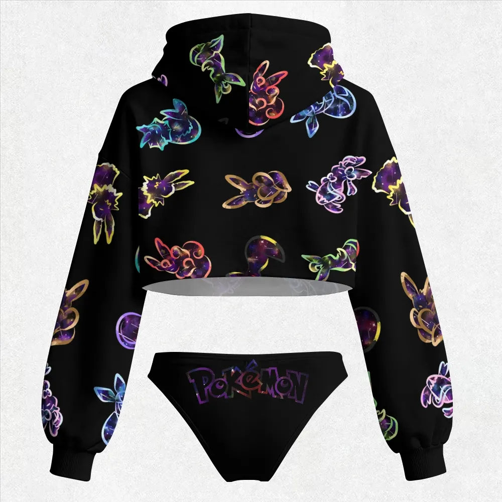 "Pokémon" Women's Hooded Thicken Suit Set