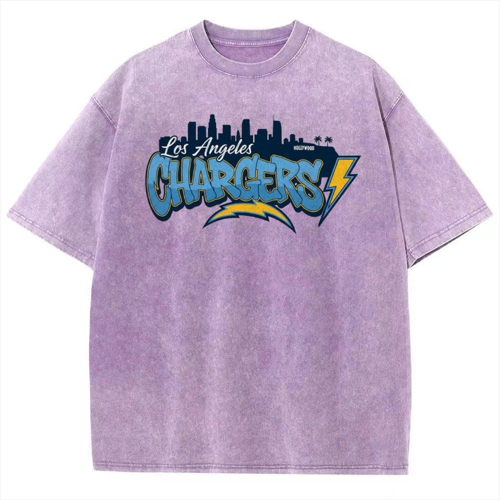 Los Angeles Chargers Unisex Vintage Washed T-shirt