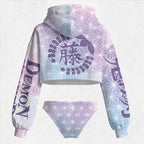 "Demon Slayer" Women's Hooded Thicken Suit Set